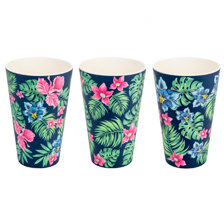 * NOVITA’ BAMBOO CUP SET * TROPICAL